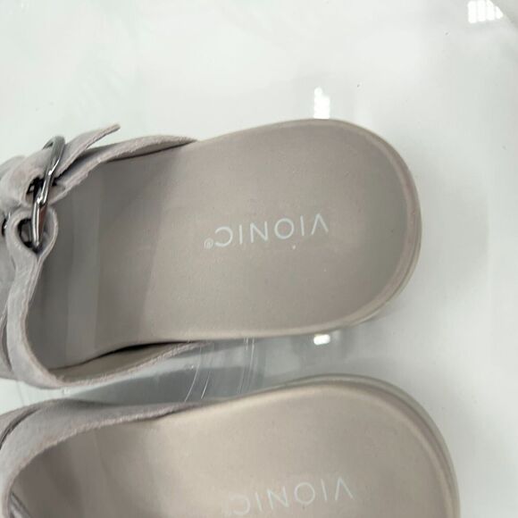 Vionic Corlee Slide Sandals Women Size 8 Gray Comfort Beach Summer Shoes Comfort - Picture 11 of 15